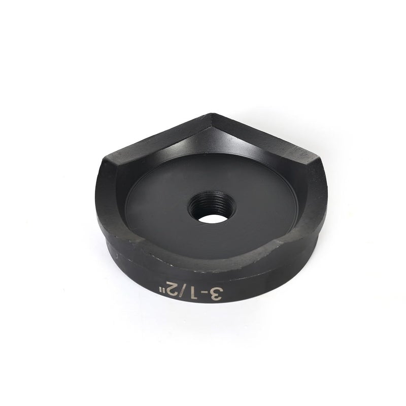 ZUVER 3-1/2" (101mm) Conduit Punch and Die Black Oxide Finish, Work with KO Tools Hydraulic Knockout Driver 3/4"-16UN Thread - Image 3